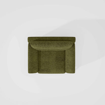 Octave 1 Seater Seater-Boucle Fabric - Dried herb