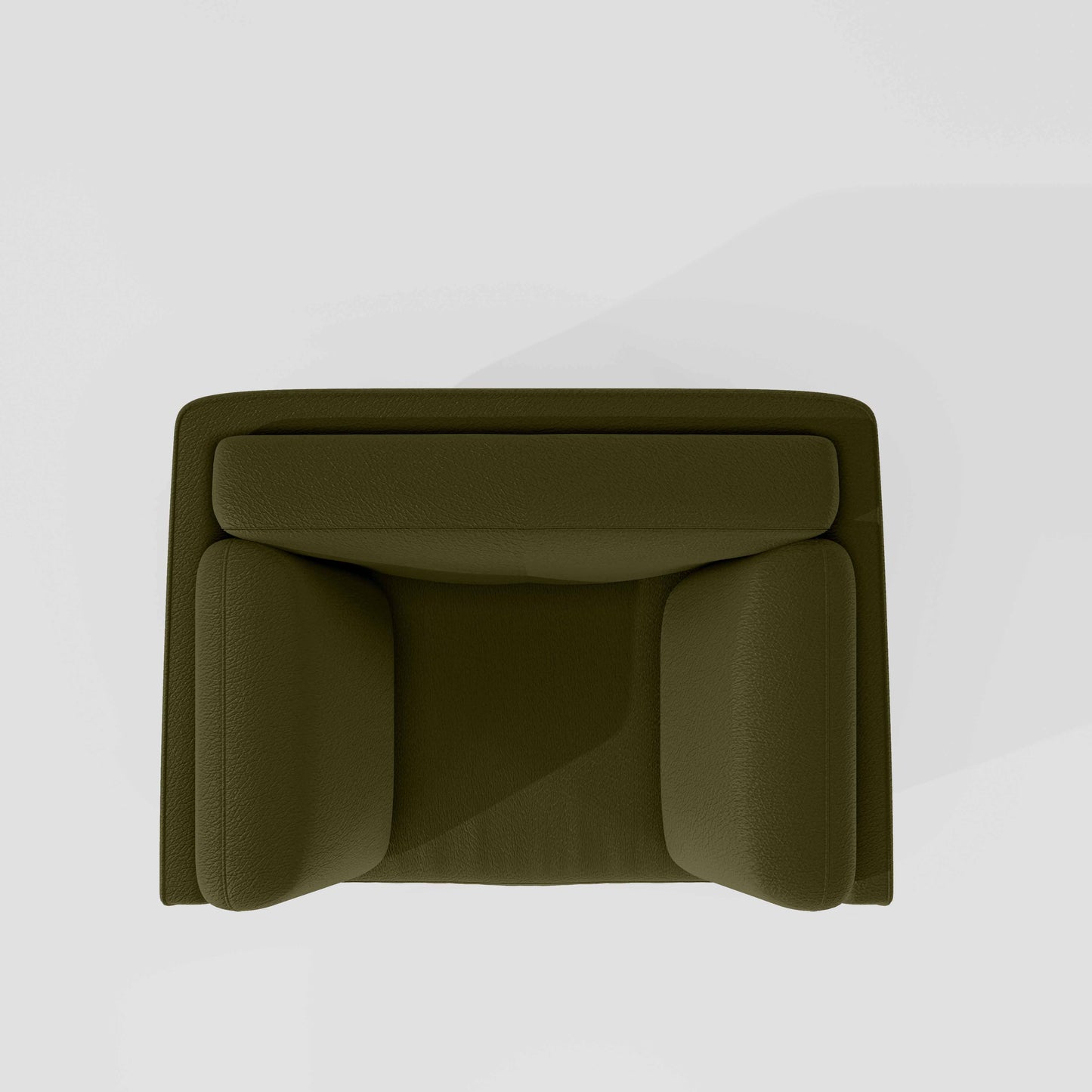 Symphony 1 Seater Suede fabric - Avocado