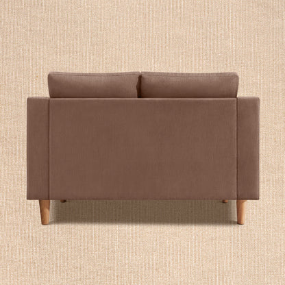 Ease Plus Brown Fabric 2 seater sofa