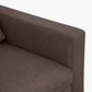 Ease Saddle Brown Fabric 2 Seater Sofa