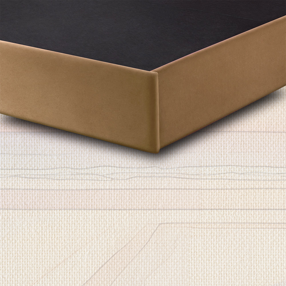 Wave Plus Adjustable Bed Celeste Upholstered Bed (Brown)+ Wave Kinect Strength Mattress 8"(20.3cm)