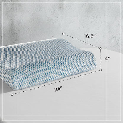 Spine Contour pillow (24 x 16.5 x 4 Inch) (60.9 x 41.9 x 10.1cm)