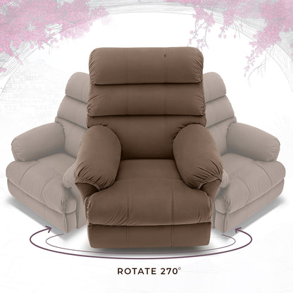 Avalon Posture pro RRR Fabric Recliner |  1 seater | Brown |  Duroflex Furniture