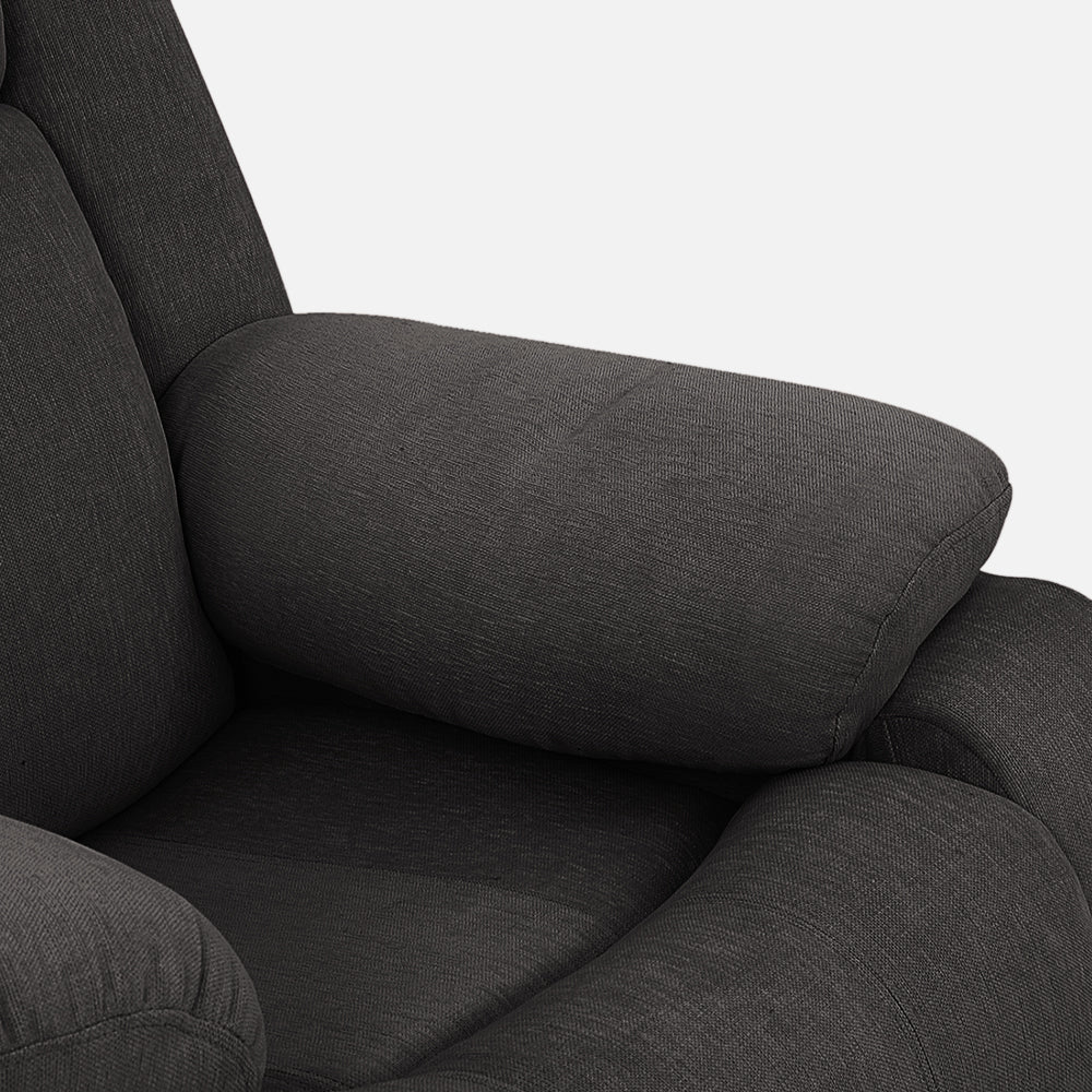 Avalon Grey Fabric Recliner