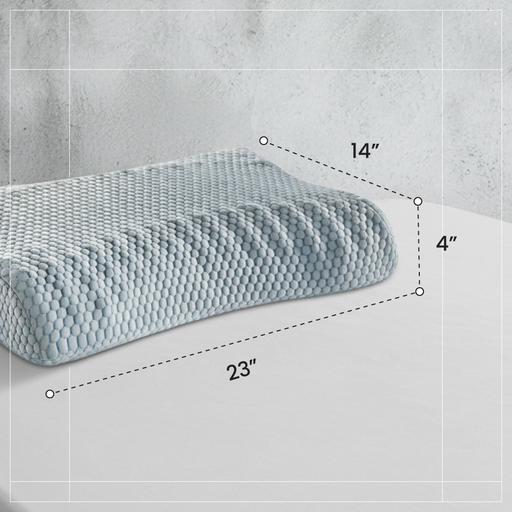 Dual Support Pillow (23 x 14 x 4 Inch) (58.4 x 35.5 x 10.1cm)
