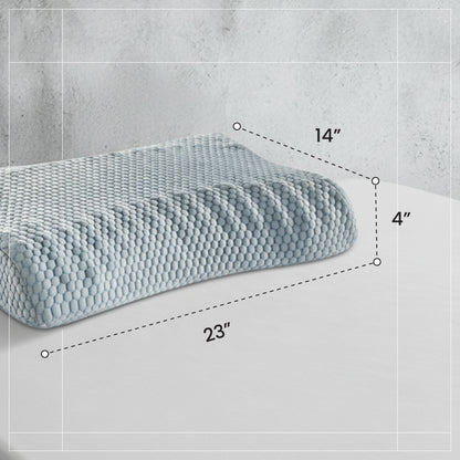 Dual Support Pillow (23 x 14 x 4 Inch) (58.4 x 35.5 x 10.1cm)