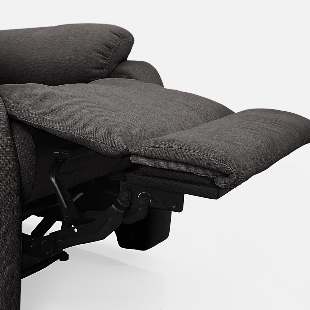 Avalon Grey Fabric Recliner