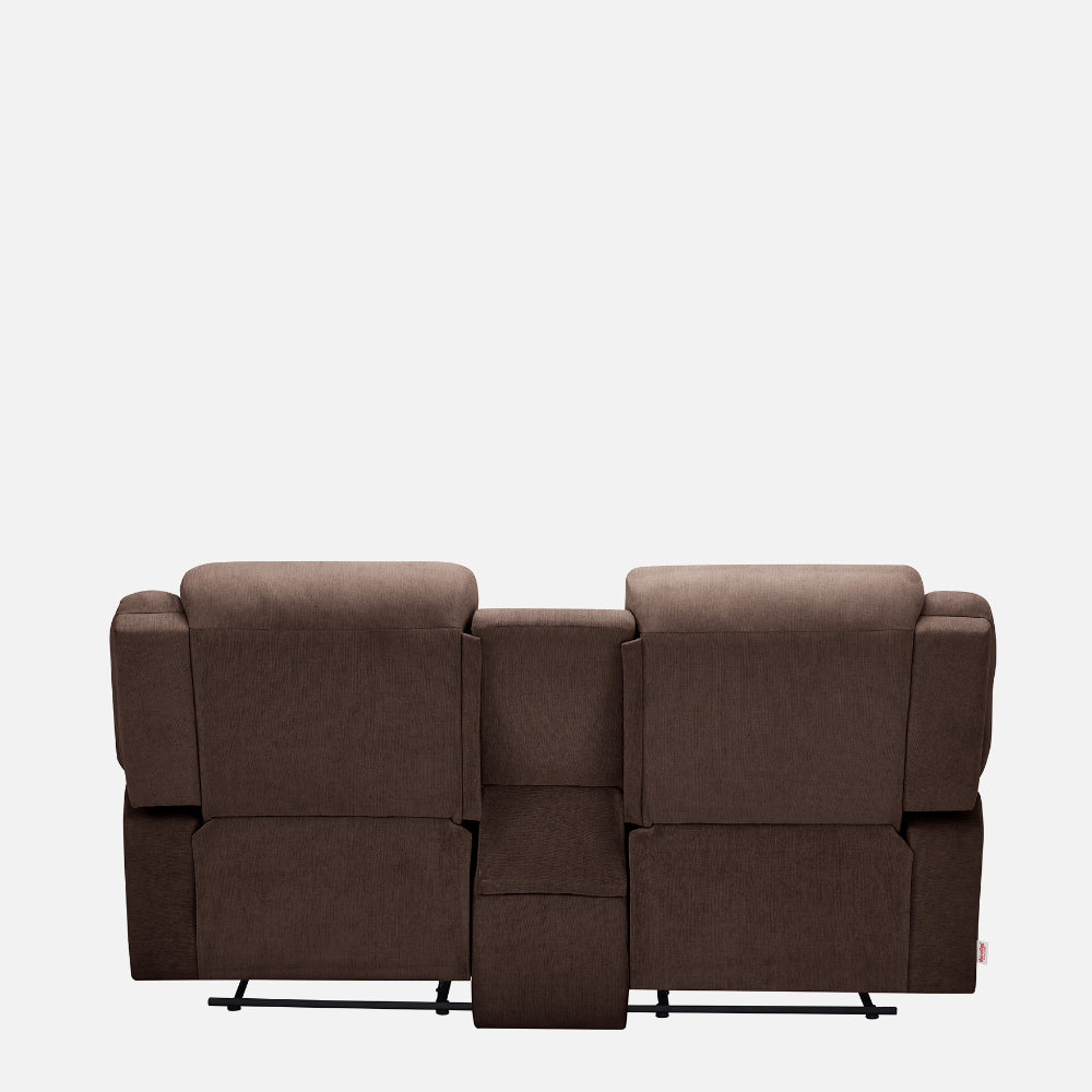 Avalon E Twin Motorized  Recliner |  2 seater | Saddle Brown |  Duroflex Furniture
