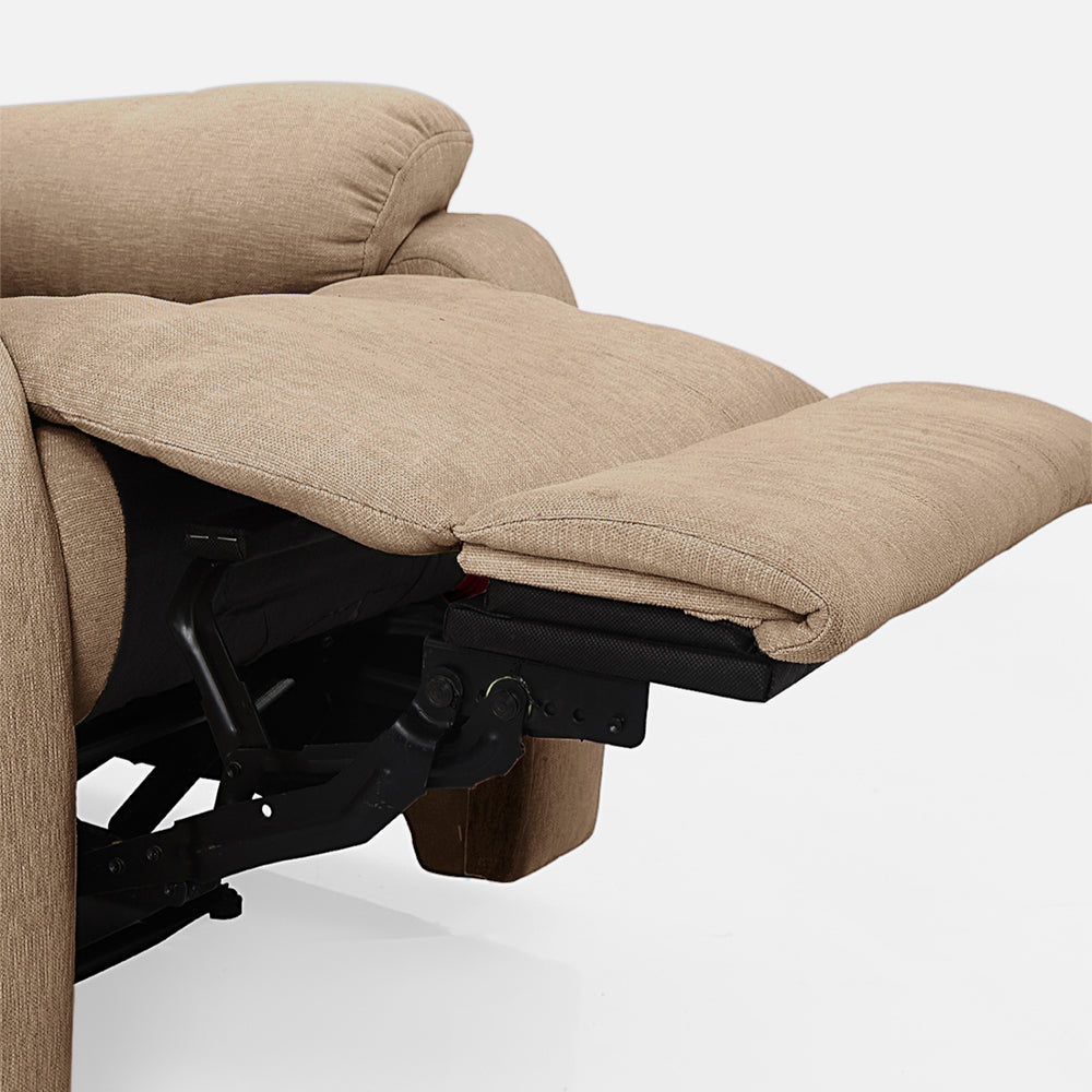 Avalon Brown Fabric Recliner