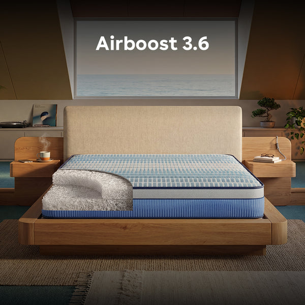 Duropedic Airboost 3.6 Mattress | 1 lakh+ adaptive fibres and ortho support