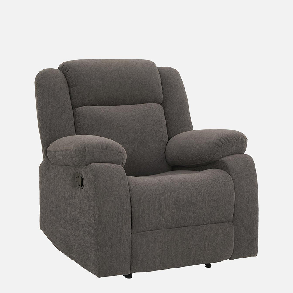 Avalon  Fabric Recliner |  1 seater | Grey |  Duroflex Furniture