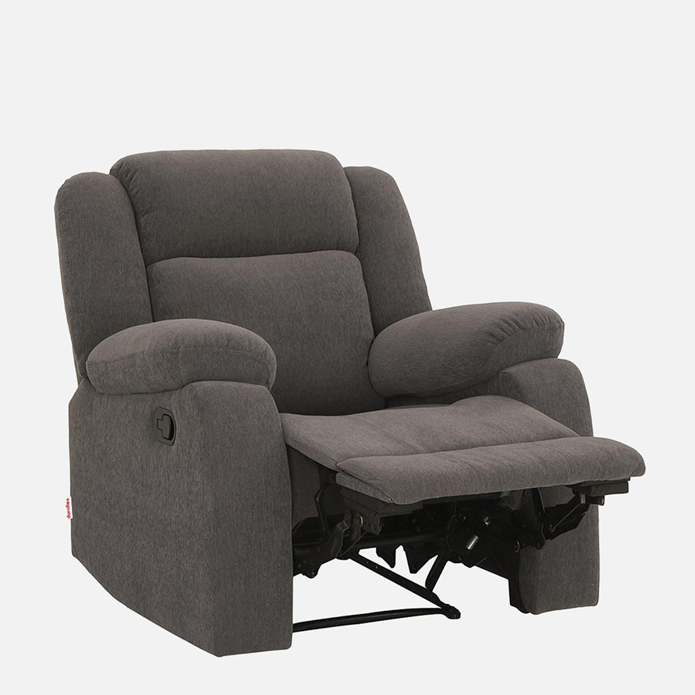 Avalon  Fabric Recliner |  1 seater | Grey |  Duroflex Furniture