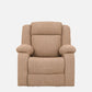 Avalon Motorized Electric Powered Brown Fabric Recliner