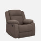 Avalon Motorized Electric Powered Saddle Brown Fabric Recliner
