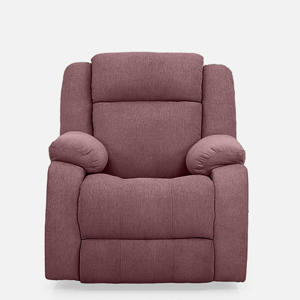 Avalon Pink Fabric Recliner