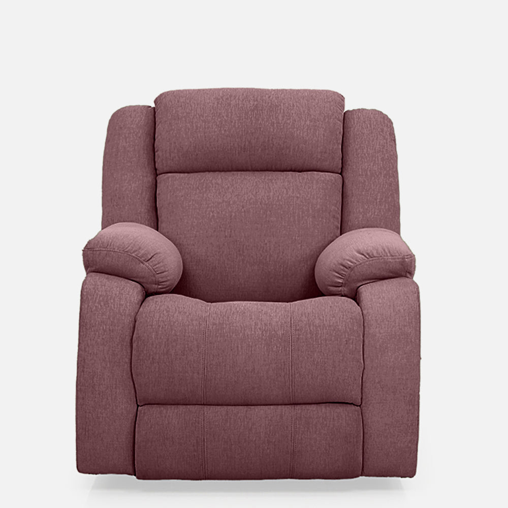 Avalon  Fabric Recliner | 1 seater | Pink |  Duroflex Furniture