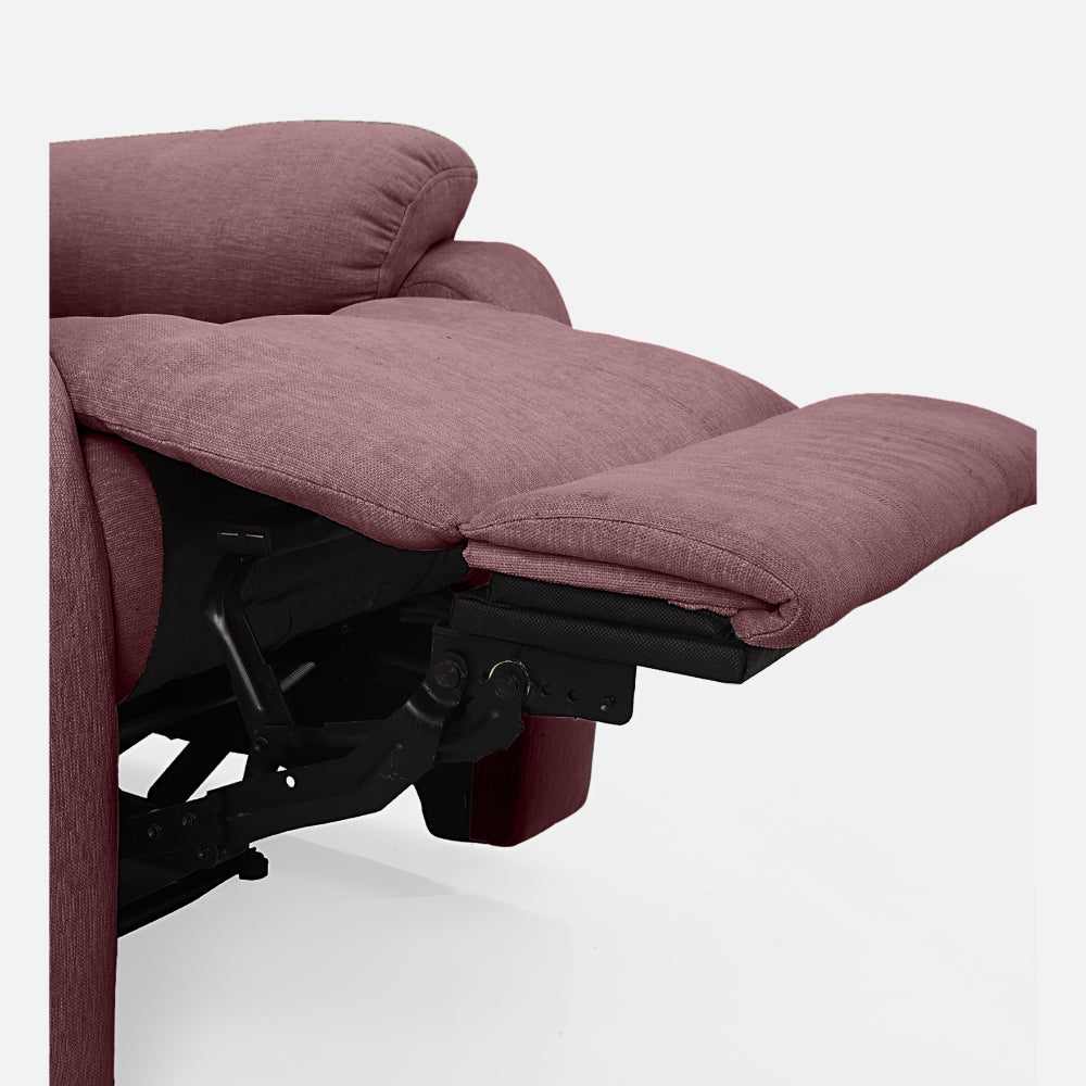Avalon  Fabric Recliner | 1 seater | Pink |  Duroflex Furniture