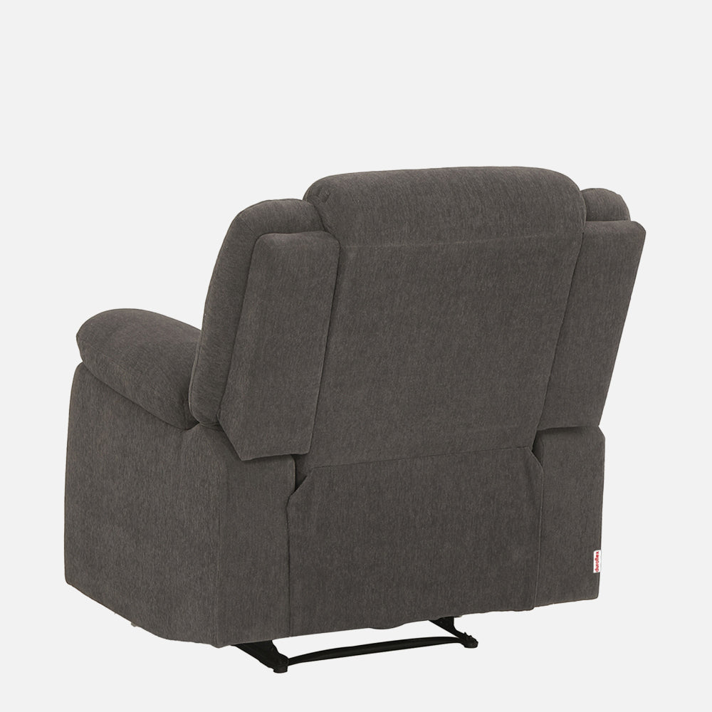 Avalon Motorized Electric Powered  Fabric Recliner |  1 seater | Grey |  Duroflex Furniture