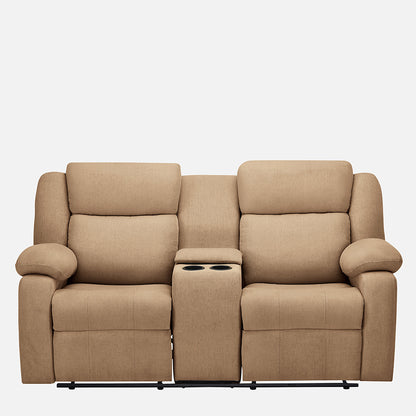 Avalon Twin Fabric Recliner |  2 seater | Brown |  Duroflex Furniture