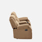Avalon Twin Brown Fabric Recliner 2 Seater