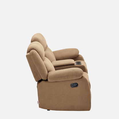 Avalon Twin Fabric Recliner |  2 seater | Brown |  Duroflex Furniture