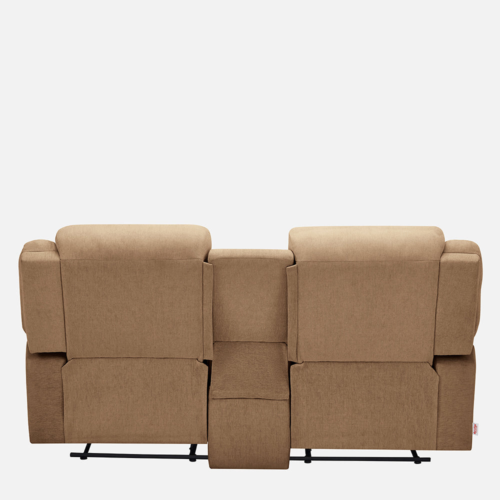 Avalon Twin Fabric Recliner |  2 seater | Brown |  Duroflex Furniture