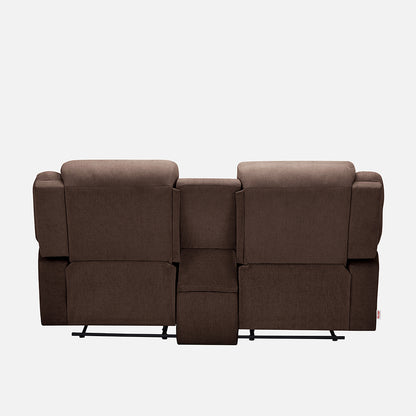 Avalon Twin Fabric Recliner | 2 seater | Brown |  Duroflex Furniture