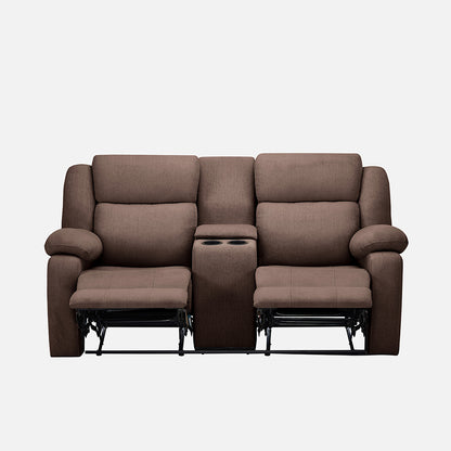 Avalon Twin Fabric Recliner | 2 seater | Brown |  Duroflex Furniture