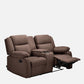 Avalon Twin Fabric Recliner |  2 seater | Dark Brown |  Duroflex Furniture