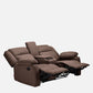 Avalon Twin Fabric Recliner |  2 seater | Dark Brown |  Duroflex Furniture