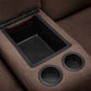 Avalon Twin Fabric Recliner |  2 seater | Dark Brown |  Duroflex Furniture