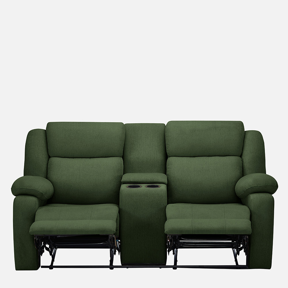 Avalon Twin Fabric Recliner |  2 seater | Sap Green |  Duroflex Furniture