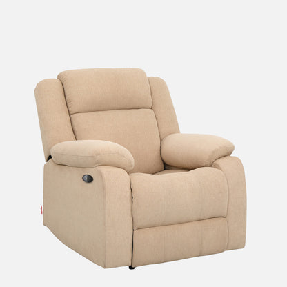 Avalon Motorized Electric Powered  Fabric Recliner |  1 seater | Beige |  Duroflex Furniture