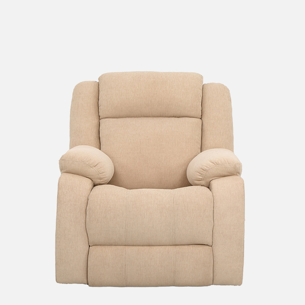 Avalon Motorized Electric Powered  Fabric Recliner |  1 seater | Beige |  Duroflex Furniture