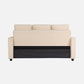 Ease Fabric Sofa cum Bed | 3 seater | Iconic Beige |  Duroflex Furniture
