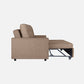 Ease Fabric Sofa cum Bed | 3 seater | Plaster Brown |  Duroflex Furniture
