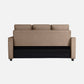 Ease Fabric Sofa cum Bed | 3 seater | Plaster Brown |  Duroflex Furniture