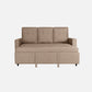 Ease Fabric Sofa cum Bed | 3 seater | Plaster Brown |  Duroflex Furniture