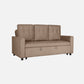 Ease Fabric Sofa cum Bed | 3 seater | Plaster Brown |  Duroflex Furniture