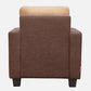 Ease Sand Brown Fabric 1 Seater Sofa