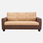 Ease Fabric Sofa | 3 seater | Sand Brown |  Duroflex Furniture