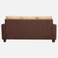 Ease Sand Brown Fabric 3 Seater Sofa