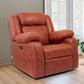 Avalon Motorized Electric Powered Desert Orange Suede Recliner