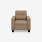 Ease Brown Fabric 1 seater sofa