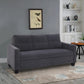Ease Fabric Sofa | 3 seater | Grey |  Duroflex Furniture