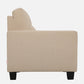 Ease Beige Fabric 1 seater sofa