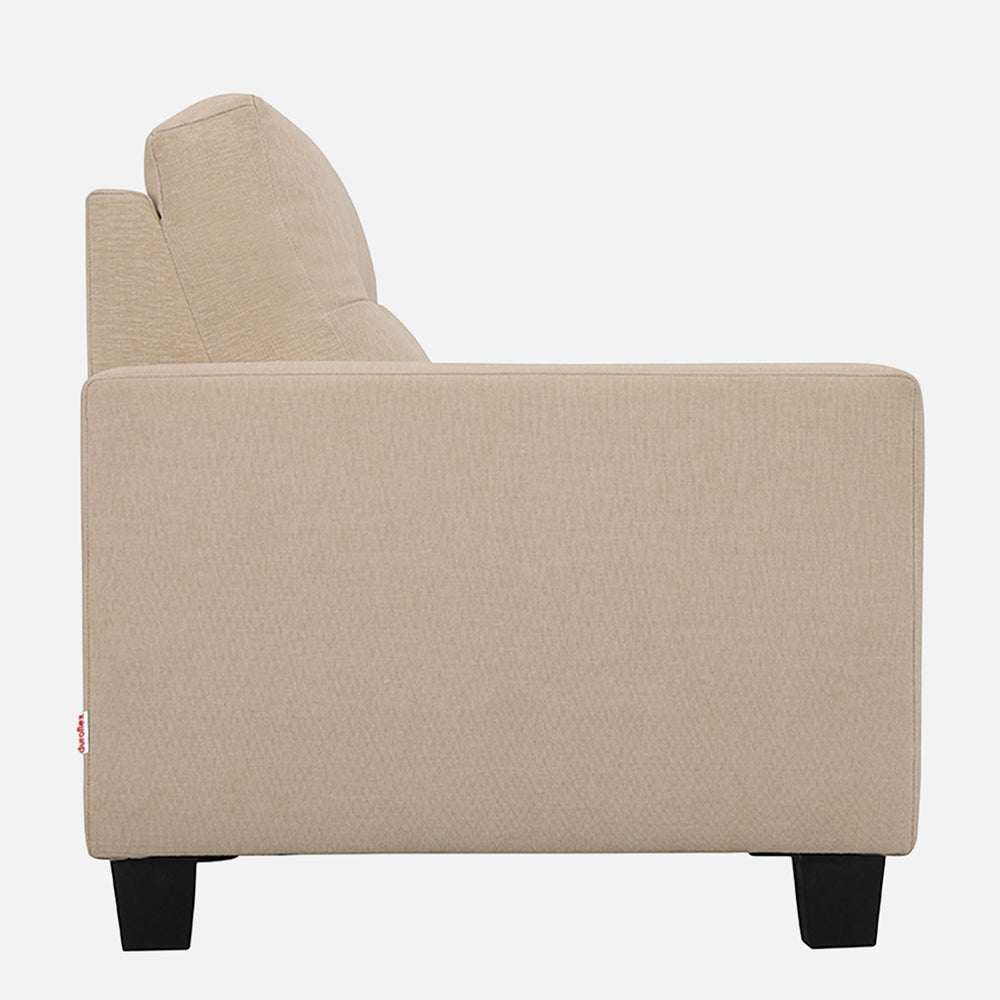 Ease Beige Fabric 1 seater sofa