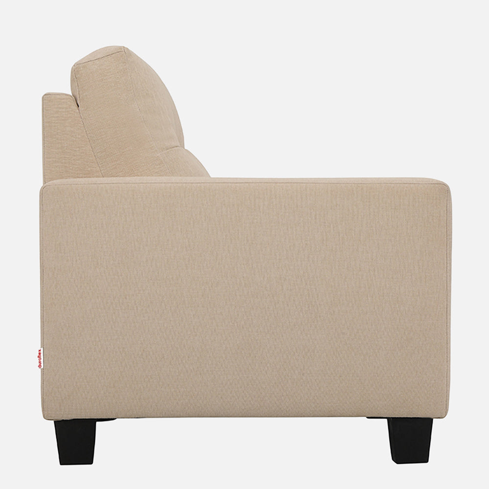 Ease Fabric Sofa | 1 seater | Beige |  Duroflex Furniture