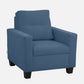Ease Blue Fabric Sofa
