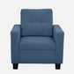 Ease Blue Fabric Sofa